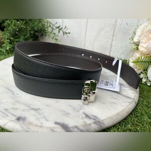 Ferragamo men  leather 42” 
XLNERO
XL T.MORO
Size 95 NEW ( no buckle)